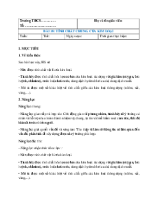 Giáo án Hóa học 9 Kết nối tri thức (năm 2025) | Giáo án Hóa học 9 mới, chuẩn nhất
