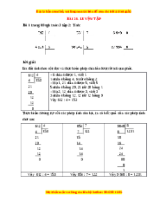 Giải Sgk Toán lớp 3 Bài 28: Luyện tập (Cánh diều)