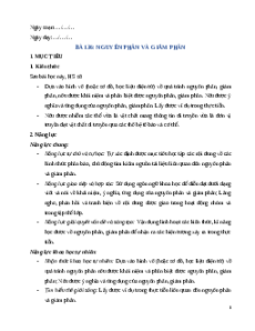 Giáo án Bài 36 Khoa học tự nhiên 9 Cánh diều(2024): Nguyên phân và giảm phân