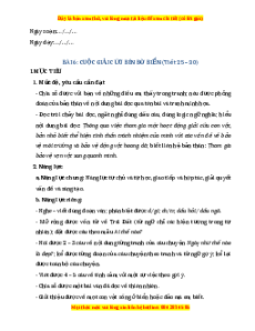 Giáo án Cuộc giải cứu bờ biển Tiếng việt 2 Chân trời sáng tạo