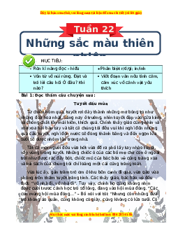 Bài tập cuối tuần Tiếng việt lớp 3 Tuần 22 Kết nối tri thức (có lời giải)