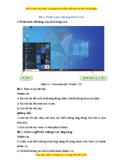 Lý thuyết Tin học 10 Cánh diều Bài 3: Thực hành sử dụng thiết bị số