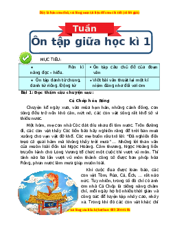Bài tập cuối tuần Tiếng việt 4 Tuần 9 Kết nối tri thức (có lời giải)