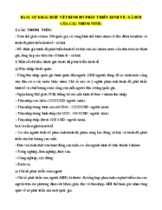 Lý thuyết Địa lí 11 Chân trời sáng tạo (cả năm)