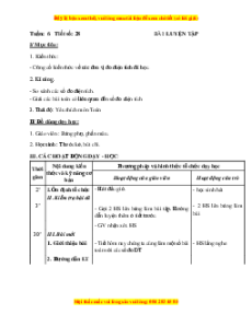 Giáo án Bài 28 Toán lớp 5: Luyện tập (Trang 30)