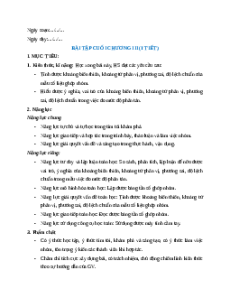 Giáo án Bài tập cuối chương 3 Toán 12 Kết nối tri thức