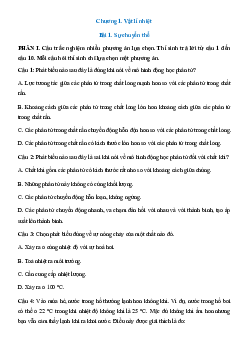 Trắc nghiệm Vật lí 12 Đúng-Sai, Trả lời ngắn Chân trời sáng tạo (form 2025)