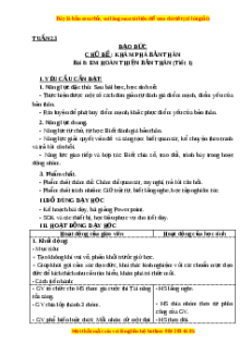 Giáo án Đạo đức lớp 3 Bài 8 Cánh diều: Em hoàn thiện bản thân