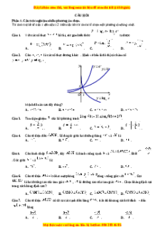 Đề thi Toán 11 Cuối kì 2 Chân trời sáng tạo cấu trúc mới (Đề 10)