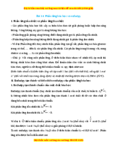 Lý thuyết Phản ứng hóa học và enthalpy Hóa 10 Cánh diều
