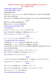 Chuyên đề dạy thêm Toán 9 Chương 2 Cánh diều mới nhất