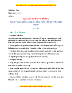 Giáo án Tính chất giao hoán, tính chất kết hợp của phép nhân Toán 4 Chân trời sáng tạo