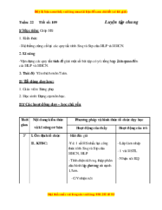Giáo án Bài 109 Toán lớp 5: Luyện tập chung (Trang 113)