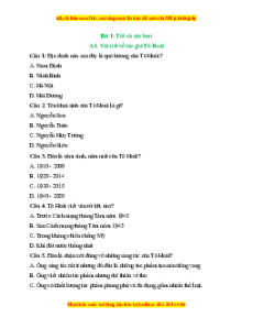 Bộ Trắc nghiệm Ngữ văn 6 Kết nối tri thức (cả năm) có đáp án