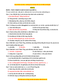 Đề thi Lịch sử 11 Cuối kì 2 Kết nối tri thức cấu trúc mới (Đề 2)
