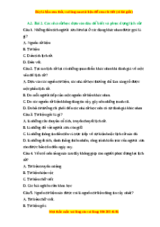 Trắc nghiệm Bài 2 Lịch sử 6 Kết nối tri thức: Dựa vào đâu để biết và phục dựng lại lịch sử