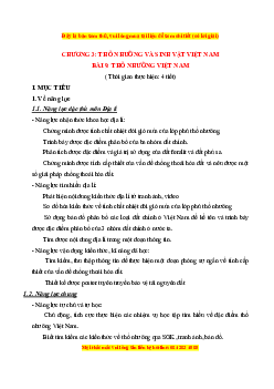 Giáo án Bài 9 Địa lí 8 Kết nối tri thức (2024): Thổ nhưỡng Việt Nam