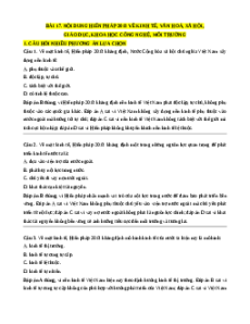 Trắc nghiệm Bài 17 Kinh tế pháp luật 10 Đúng-Sai, Trả lời ngắn: Nội dung hiến pháp 2013 về kinh tế, văn hóa, xã hội
