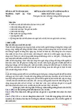 Đề thi thử Ngữ văn trường Tân Trào - Tuyên Quang lần 1 năm 2023