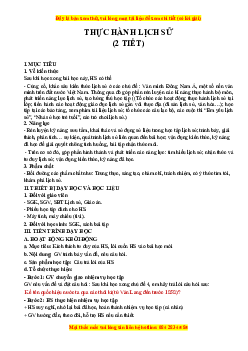 Giáo án Lịch sử 10 Cánh diều (2024): Thực hành Chuyên đề 5