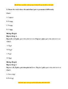 Trắc nghiệm Unit 12: We’re going to volunteer Tiếng Anh 7 Cánh diều