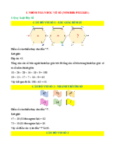 25 Dạng Toán đố, Toán IQ Tiểu học (có lời giải)