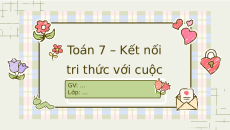 Giáo án Powerpoint Thu thập và phân loại dữ liệu Toán 7 Kết nối tri thức