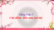 Bài giảng Powerpoint Tiếng việt lớp 3 Học kì 2 Chân trời sáng tạo
