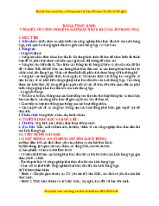 Giáo án Bài 22 Địa lí 11 Kết nối tri thức (2024): Thực hành tìm hiểu về công nghiệp khai thác của Liên Bang Nga
