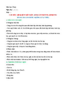 Giáo án Bài 68: Em làm được những gì? Toán lớp 5 Chân trời sáng tạo