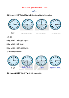 VBT Toán lớp 3 Bài 47(Kết nối tri thức): Làm quen với các số La Mã