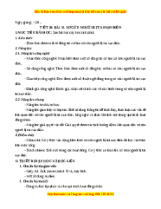 Giáo án Bài 13 Công nghệ 8 Kết nối tri thức: Sơ cứu người bị tai nạn điện