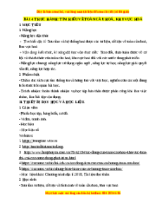 Giáo án Bài 4 Địa lí 11 Chân trời sáng tạo (2024): Thực hành: Tìm hiểu về toàn cầu hóa, khu vực hóa