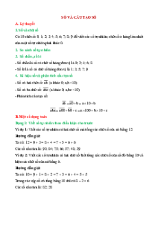 28 Chủ đề nâng cao Toán lớp 3 (có lời giải)