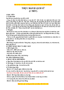 Giáo án Lịch sử 10 Cánh diều (2024): Thực hành Chuyên đề 3