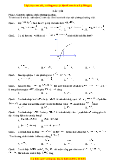Đề thi Toán 11 Cuối kì 2 Chân trời sáng tạo cấu trúc mới (Đề 7)