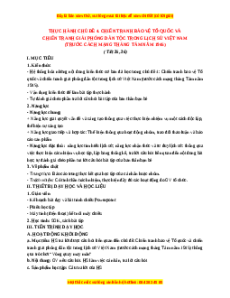 Giáo án Thực hành chủ đề 4 Lịch sử 11 Chân trời sáng tạo (2024)
