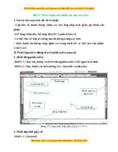 Lý thuyết Công nghệ 10 Cánh diều Bài 17: Vẽ kĩ thuật với sự hỗ trợ của máy tính