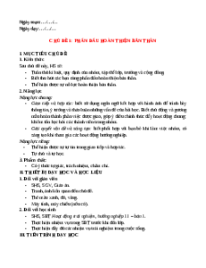 Giáo án HĐTN 11 Chân trời sáng tạo (năm 2025) | Giáo án Hoạt động tự nhiên 11 mới, chuẩn nhất (Bản 1)
