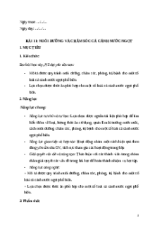 Giáo án chuyên đề Bài 11: Nuôi dưỡng và chăm sóc cá cảnh nước ngọt Công nghệ Lâm nghiệp thủy sản 12 Kết nối tri thức