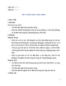 Giáo án Bài 5 Vật Lí 12 Kết nối tri thức (2025): Nhiệt nóng chảy riêng