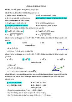 Bài tập ôn tập + Đề kiểm tra Vật Lí 10 Cánh diều Chương 2