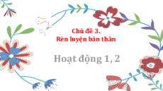Bài giảng Powerpoint Chủ đề 3. Rèn luyện bản thân