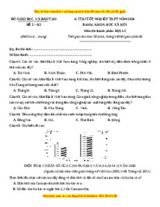 Đề Tốt nghiệp Địa Lí 2024 theo đề tham khảo (Đề 2)