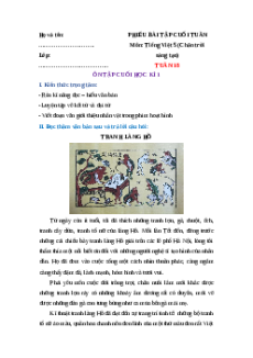 Bài tập cuối tuần Tiếng Việt lớp 5 Chân trời sáng tạo Tuần 18