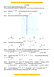 Đề thi Toán 11 Cuối kì 2 Chân trời sáng tạo cấu trúc mới (Đề 4)