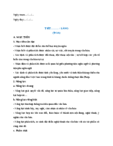 Giáo án Làng Ngữ Văn 9 Cánh diều