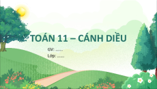 Giáo án Powerpoint Các phép biến đổi lượng giác Toán 11 Cánh diều