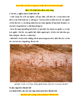 Lý thuyết Lịch sử 10 Kết nối tri thức Bài 2: Tri thức lịch sử và cuộc sống