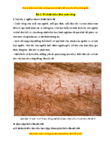 Lý thuyết Lịch sử 10 Kết nối tri thức Bài 2: Tri thức lịch sử và cuộc sống